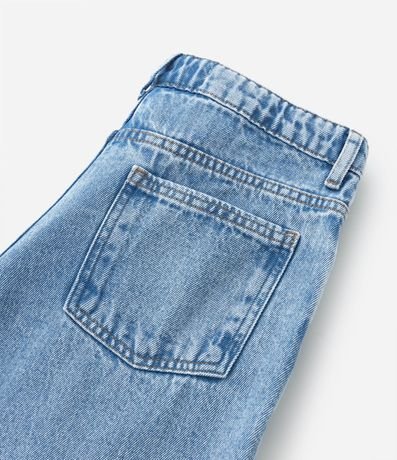 Pantalón Wide Leg Infantil en Jeans con Mariposas Estampadas - Talle 5 a 14 años 4