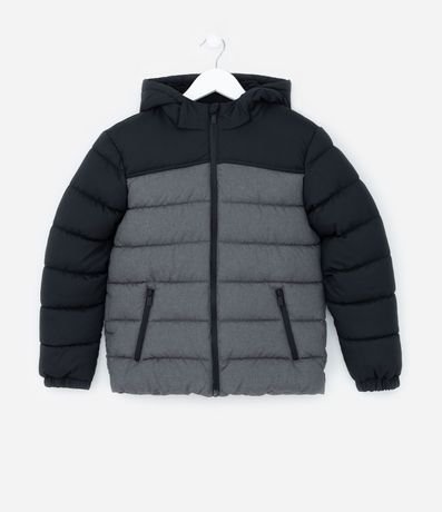 Campera Infantil en Microfibra con Recortes - Talle 5 a 14 años