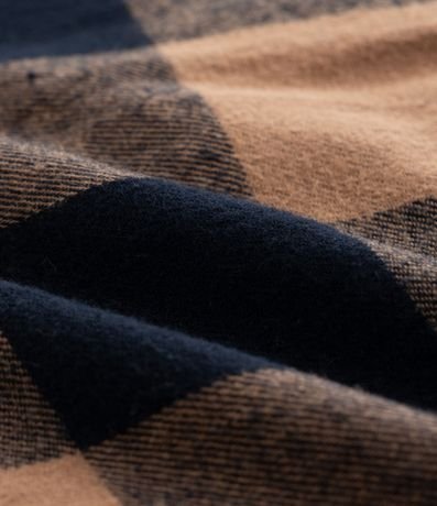 Camisa Infantil en Franela con Estampa de Cuadros - Talle 1 a 5 años 3