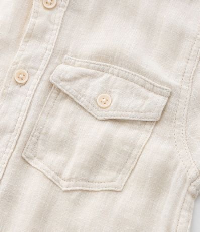 Camisa Infantil en Viscolino con Pequeño Bolsillo - Talle 1 a 4 años 6