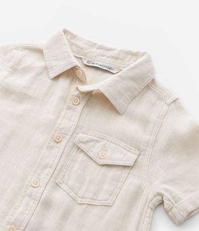 Camisa Infantil en Viscolino con Pequeño Bolsillo - Talle 1 a 4 años 7