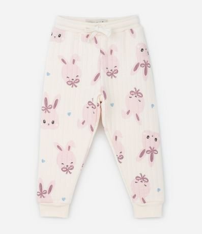 Conjunto Infantil Capitoneado con Estampa de Coneja - Talle 1 a 5 años 6