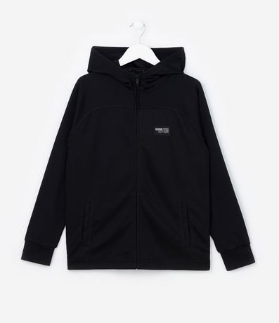 Campera Infantil Texturizada con Bolsillos y Recortes - Talle 5 a 14 años