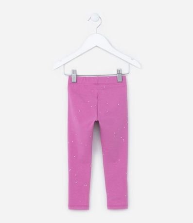 Pantalón Legging Infantil en Cotton con Purpurina - Talle 1 a 5 años 2