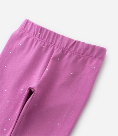 Pantalón Legging Infantil en Cotton con Purpurina - Talle 1 a 5 años 4