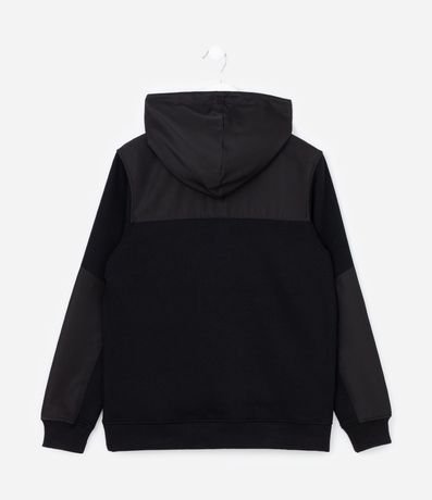 Saco Infantil en Algodón con Cremallera Contrastante - Talle 5 a 14 años 2