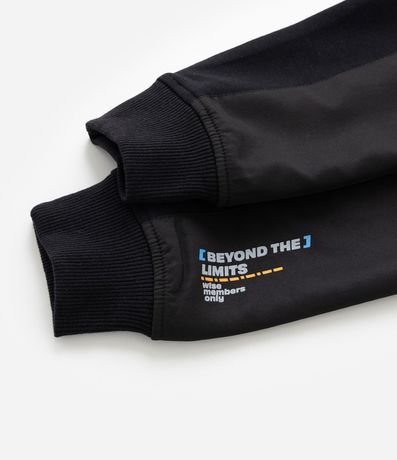 Saco Infantil en Algodón con Cremallera Contrastante - Talle 5 a 14 años 4