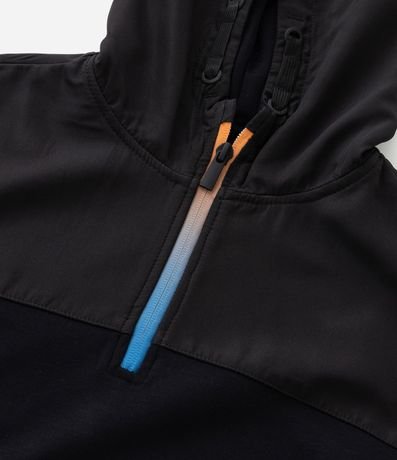 Saco Infantil en Algodón con Cremallera Contrastante - Talle 5 a 14 años 7