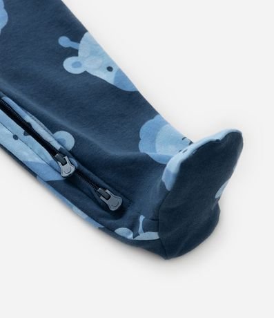 Mono Infantil en Suedine con Pie y Estampa Animalitos - Talle RN a 24 meses 6