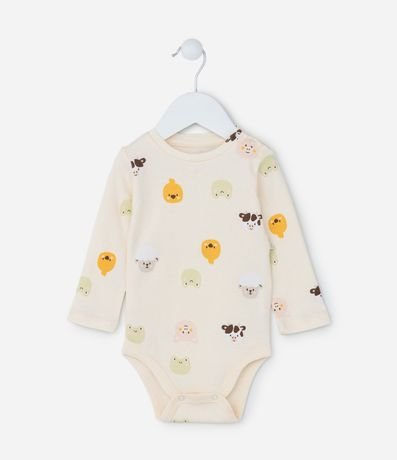 Conjunto Infantil en Suedine con Bordado de Oveja - Talle RN a 18 meses 2