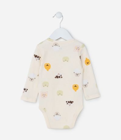 Conjunto Infantil en Suedine con Bordado de Oveja - Talle RN a 18 meses 3