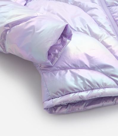 Campera Puffer Infantil Holográfica - Talle 5 a 14 años 4