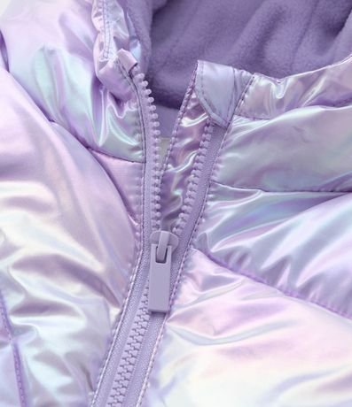 Campera Puffer Infantil Holográfica - Talle 5 a 14 años 6