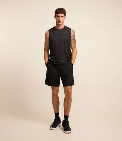 Bermuda Deportiva en Tecnologia Dry con Estampa Lateral Lettering 1