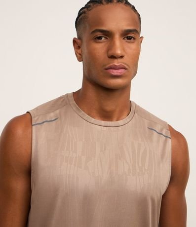 Musculosa Regular Deportiva con Estampa Heat Print 4