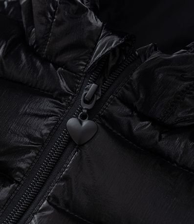 Campera Puffer Infantil en Microfibra con Capucha - Talle 1 a 5 años 4