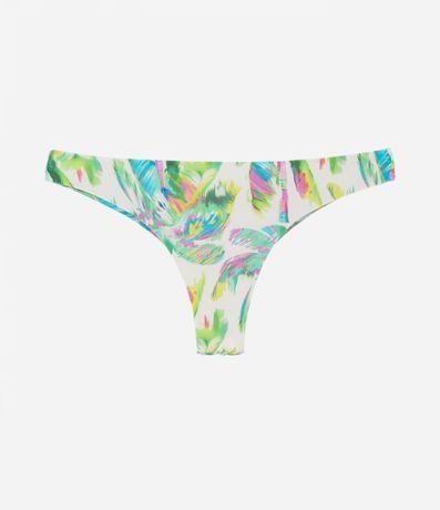 Bikini Bombacha Básico en Poliamida con Estampa Floral 5