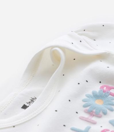 Body Infantil con Estampa Melhor Amiga - Talle RN a 18 meses 5