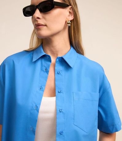 Camisa en Tricolina con Bolsillo Delantero 3