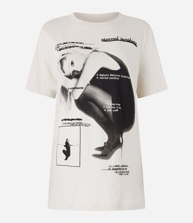 Remera en Algodón con Estampa Ariana Grande 5