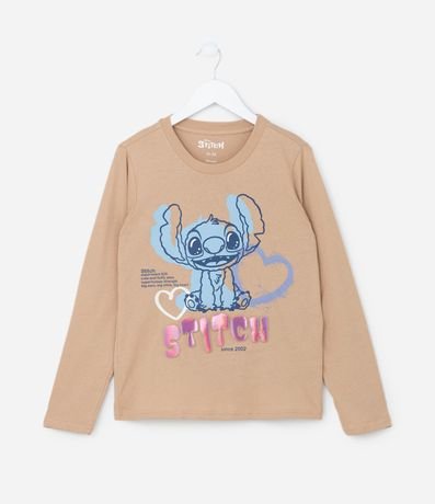 Remera Infantil con Estampa de Stitch - Talle 5 a 14 años