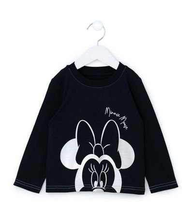 Remera Infantil con Estampa da Minnie en Foil - Talle 1 a 5 años