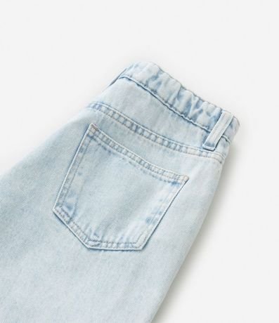 Pantalón Mom Infantil en Jeans con Brillos Aplicados - Talle 5 a 14 años 6