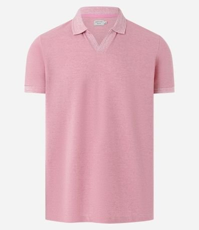 Polo Comfort en Algodón Texturizado con Manga Corta 5