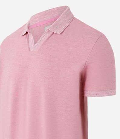 Polo Comfort en Algodón Texturizado con Manga Corta 6