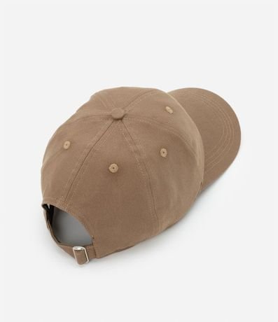 Gorra Ala Curva en Sarga con Bordado NY 6