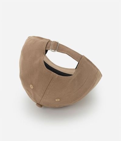 Gorra Ala Curva en Sarga con Bordado NY 7