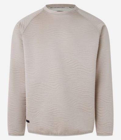 Suéter Deportivo en Doble Faz con Textura 5