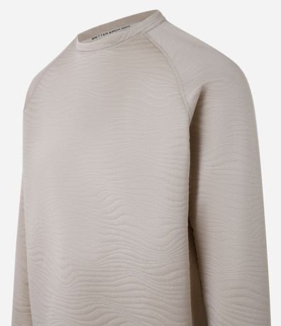 Suéter Deportivo en Doble Faz con Textura 6