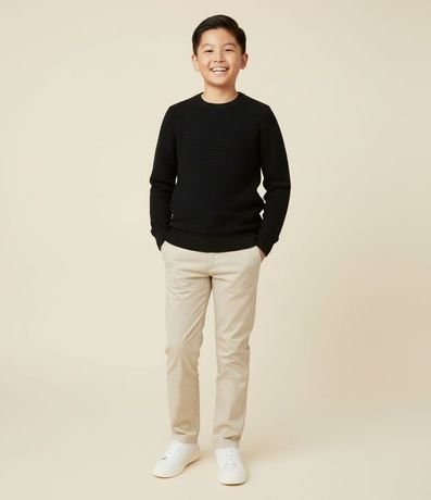 Buzo Infantil Canelado con Sisa Raglán - Talle 5 a 14 años 1