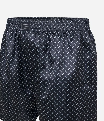 Calzoncillo Boxer de Tela Satinado en Estampa Gravataria 5