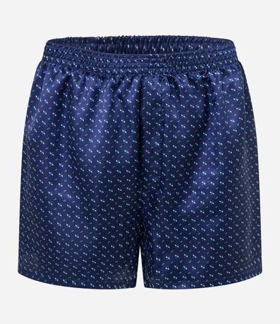 Calzoncillo Boxer de Tela Satinada con Estampado Mini Veletas 4