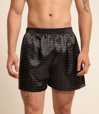 Calzoncillo Boxer de Tela Satinada Estampada 2