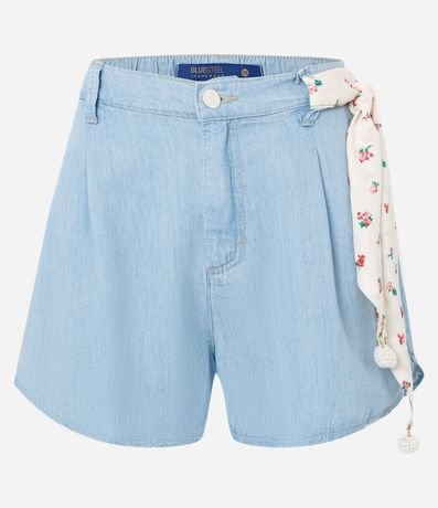 Short Baggy Jeans con Pañuelo en las Trabillas 2