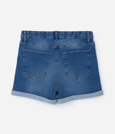 Short Hot Pants Jeans con Bajo Plegado Curve  & Plus Size 4