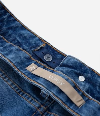 Short Hot Pants Jeans con Bajo Plegado Curve  & Plus Size 5