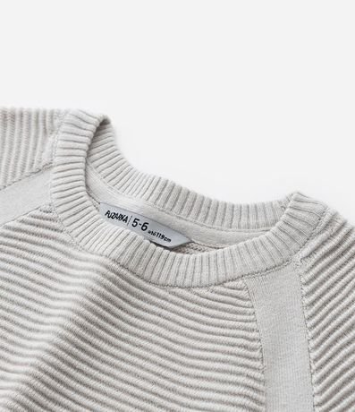 Buzo Infantil Canelado con Sisa Raglán - Talle 5 a 14 años 4