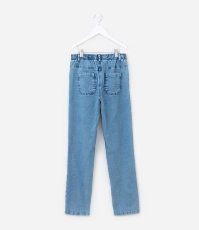 Pantalón Infantil en Jeans con Cintura Elástica - Talle 5 a 14 años 3