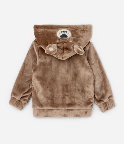 Campera Infantil en Fleece con Capucha de Osito - Talle 1 a 5 años 2