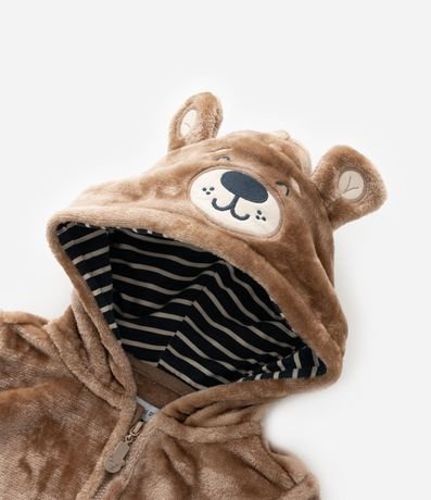 Campera Infantil en Fleece con Capucha de Osito - Talle 1 a 5 años 6