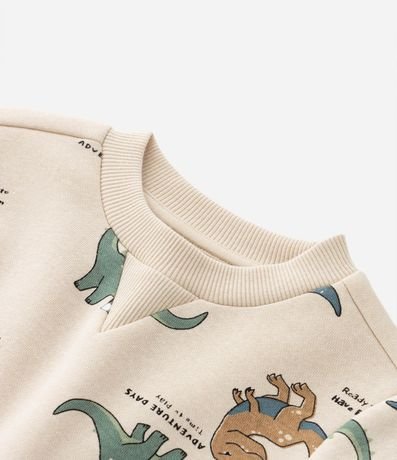 Conjunto Infantil en Algodón con Estampa de Dinos -Talle 1 a 5 años 5