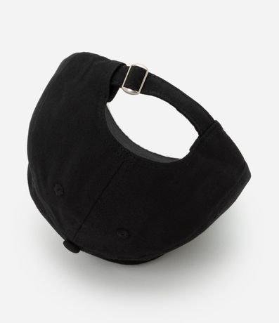 Gorra Visera Curva en Sarga con Detalle Contrastante en Borde 4