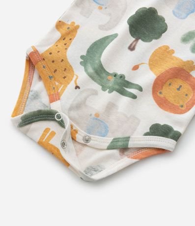Body Infantil con Estampa Animalitos - Talle RN a 18 meses 5