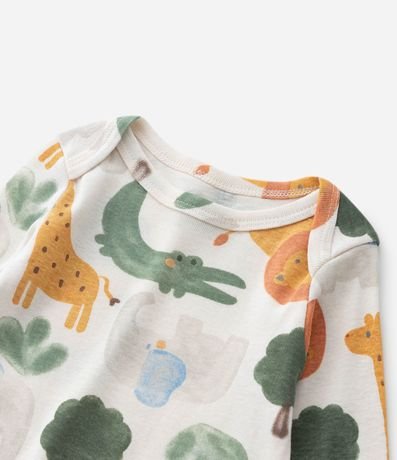 Body Infantil con Estampa Animalitos - Talle RN a 18 meses 6