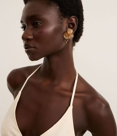 Caravana Pequeña en Metal Flor con Pétalos Delicados 4