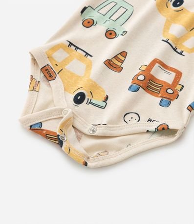 Body Infantil con Estampa Carritos - Talle RN a 18 meses 5
